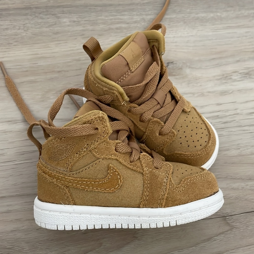 Nike Tan Baby Walker High-Tops